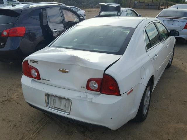 1G1ZG57B78F198925 - 2008 CHEVROLET MALIBU LS Blanco foto 4