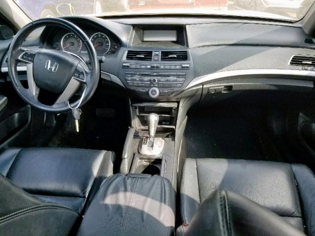 1HGCP36878A073705 - 2008 HONDA ACCORD EXL BLACK photo 9