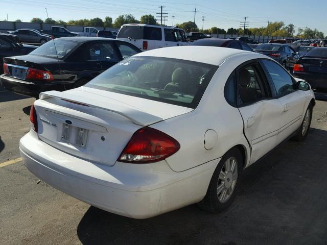 1FAFP56U95A245027 - 2005 FORD TAURUS SEL WHITE photo 4