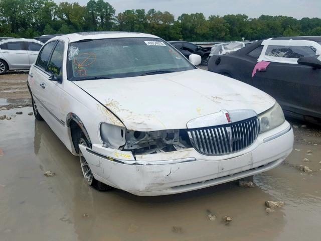 1LNHM82W61Y718271 - 2001 LINCOLN TOWN CAR S WHITE photo 1