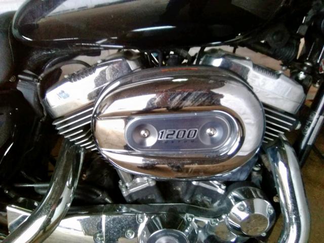 1HD1CT3147K452256 - 2007 HARLEY-DAVIDSON XL1200 C BLACK photo 7