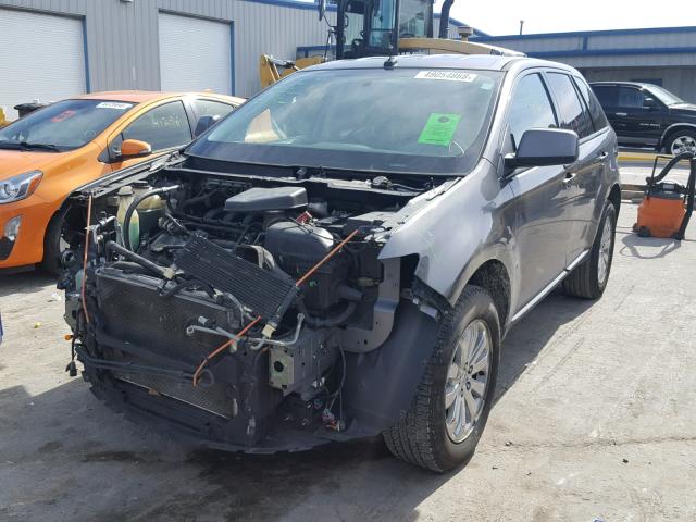 2FMDK4JC6ABA40591 - 2010 FORD EDGE SEL CHARCOAL photo 2