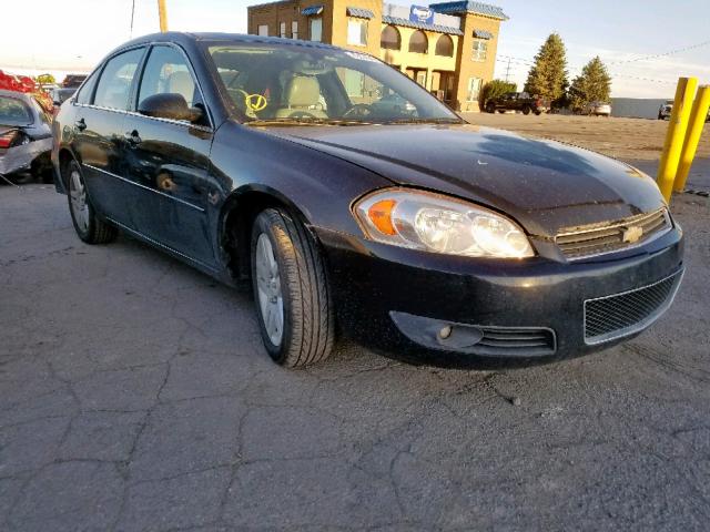 2G1WU581169308231 - 2006 CHEVROLET IMPALA LTZ BLACK photo 1