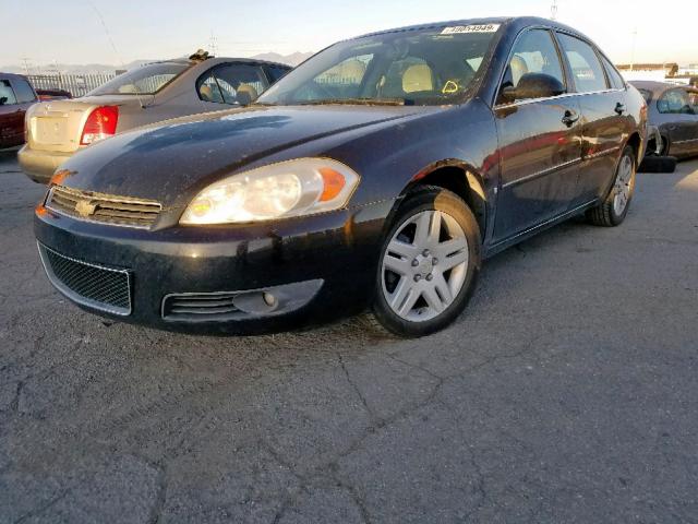 2G1WU581169308231 - 2006 CHEVROLET IMPALA LTZ BLACK photo 2