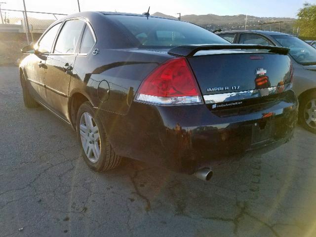 2G1WU581169308231 - 2006 CHEVROLET IMPALA LTZ BLACK photo 3