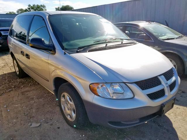 1B4GP25332B595648 - 2002 DODGE CARAVAN SE SILVER photo 1