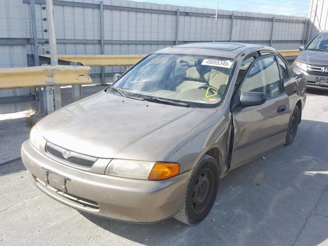 JM1BC1412V0153575 - 1997 MAZDA PROTEGE DX BROWN photo 2