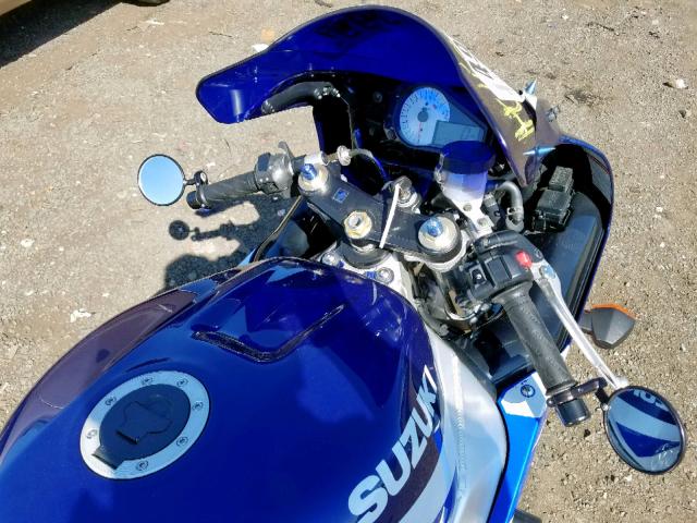 JS1GN7BA122106716 - 2002 SUZUKI GSX-R600 BLUE photo 5