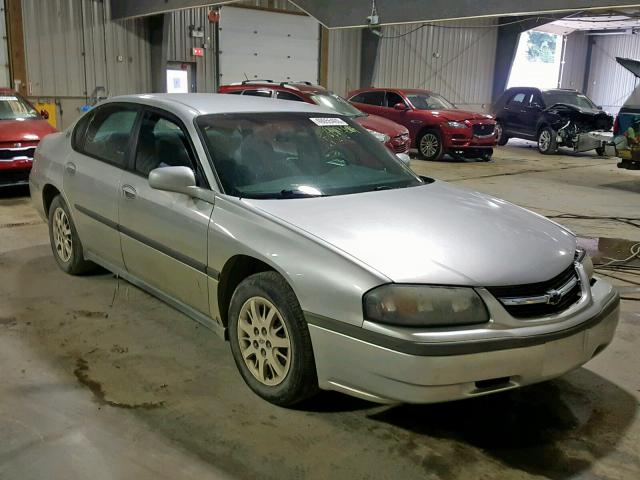 2G1WF55K329346299 - 2002 CHEVROLET IMPALA SILVER photo 1