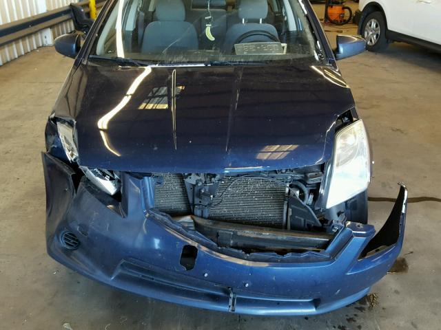 3N1AB6AP5CL736164 - 2012 NISSAN SENTRA 2.0 BLUE photo 9