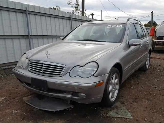 WDBRH61J13F395770 - 2003 MERCEDES-BENZ C 240 SPOR GRAY photo 2