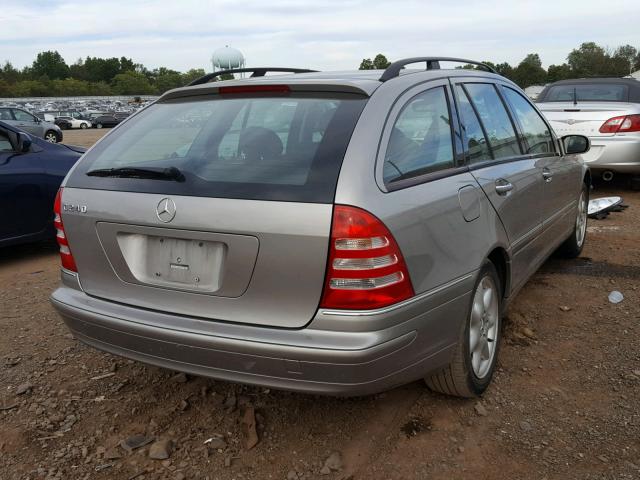 WDBRH61J13F395770 - 2003 MERCEDES-BENZ C 240 SPOR GRAY photo 4