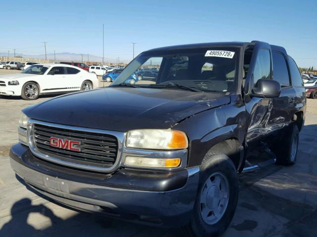 1GKEC13V94R295552 - 2004 GMC YUKON GRAY photo 2