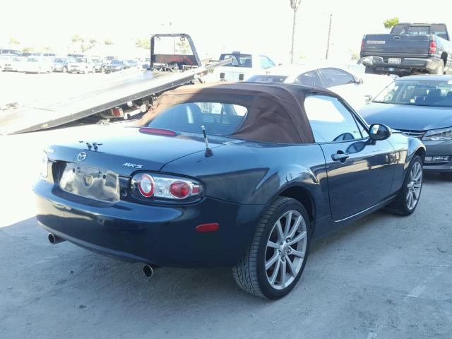 JM1NC25F860109336 - 2006 MAZDA MX-5 MIATA GREEN photo 4