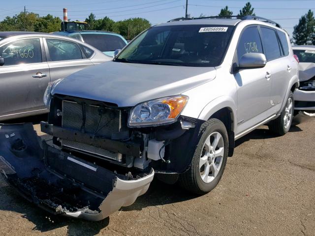 2T3DK4DV6CW068912 - 2012 TOYOTA RAV4 LIMIT SILVER photo 2