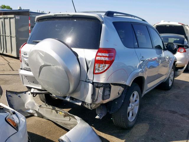 2T3DK4DV6CW068912 - 2012 TOYOTA RAV4 LIMIT SILVER photo 4