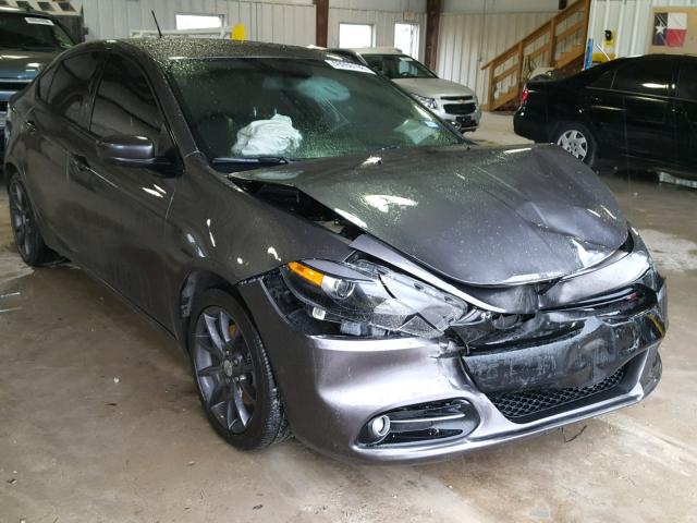 1C3CDFBB6GD682635 - 2016 DODGE DART SXT GRAY photo 1