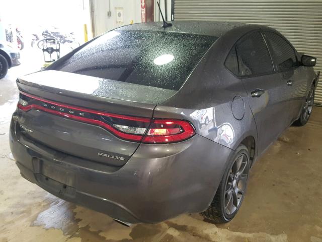 1C3CDFBB6GD682635 - 2016 DODGE DART SXT GRAY photo 4