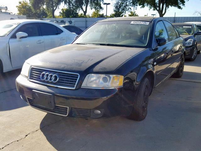 WAUJT64B12N113551 - 2002 AUDI A6 3 BLACK photo 2