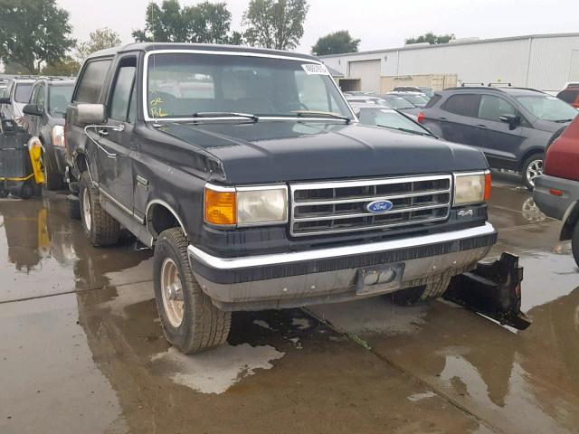 1FMEU15H8LLB24465 - 1990 FORD BRONCO U10 BLACK photo 1