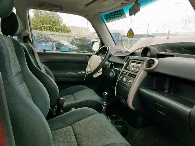 JTLKT334X64092093 - 2006 TOYOTA SCION XB 红色 照片 5