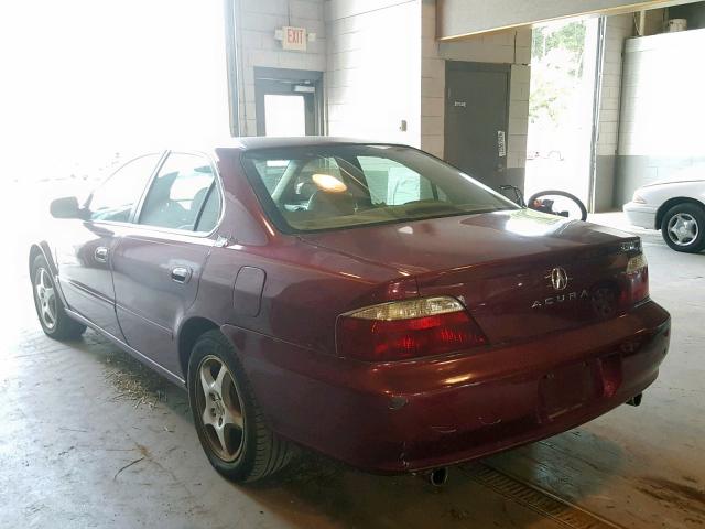 19UUA566X3A063212 - 2003 ACURA 3.2TL BURGUNDY photo 3