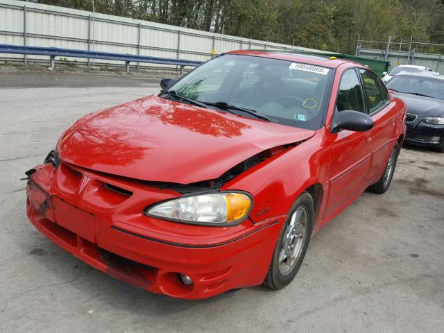 1G2NW52E03C321067 - 2003 PONTIAC GRAND AM G RED photo 2