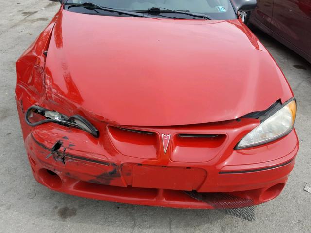 1G2NW52E03C321067 - 2003 PONTIAC GRAND AM G RED photo 7