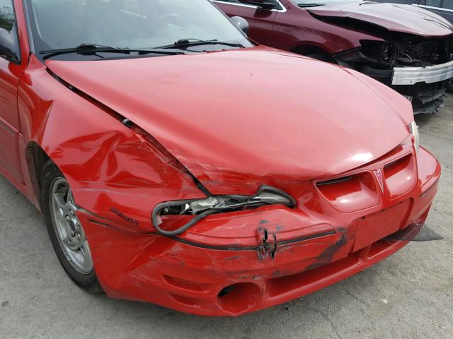 1G2NW52E03C321067 - 2003 PONTIAC GRAND AM G RED photo 9