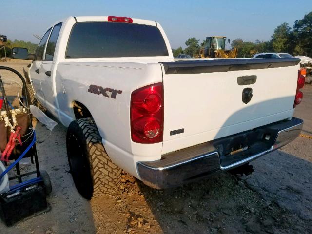 1D7HA18N78S592864 - 2008 DODGE RAM 1500 S WHITE photo 3