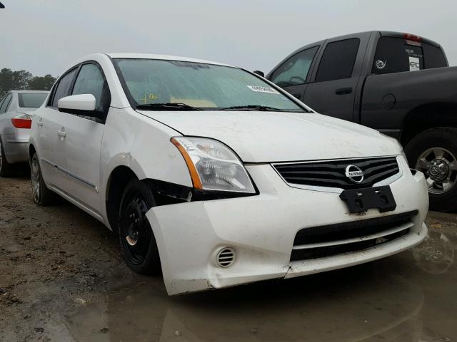 3N1AB6AP9CL775646 - 2012 NISSAN SENTRA 2.0 WHITE photo 2