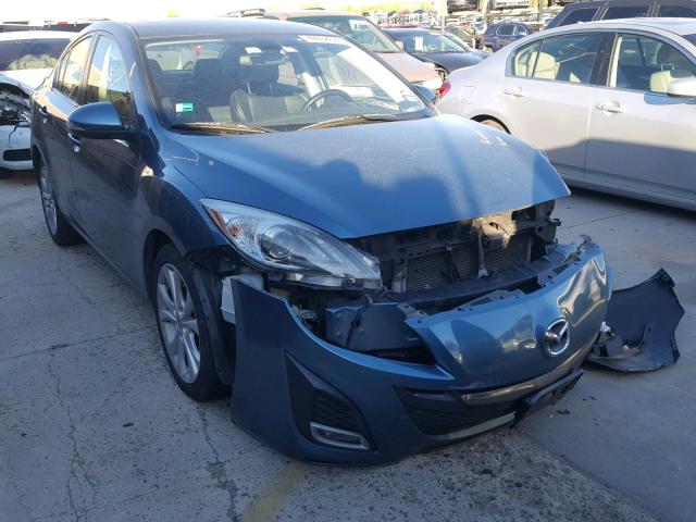 JM1BL1S5XA1175043 - 2010 MAZDA 3 S BLUE photo 1