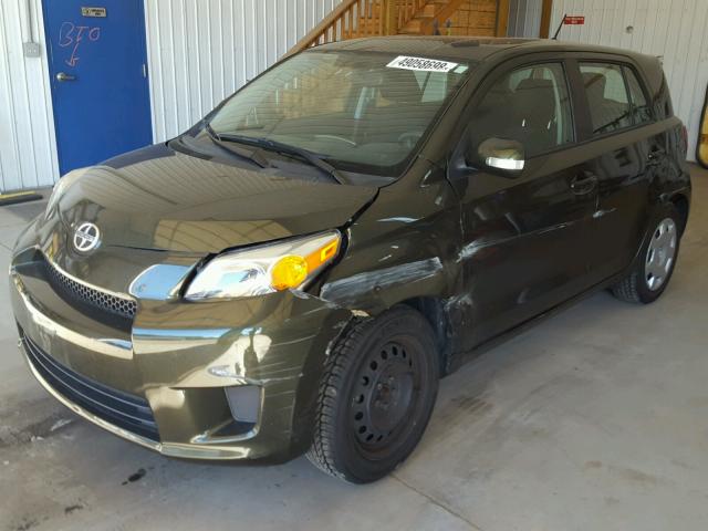 JTKKU4B45B1014521 - 2011 TOYOTA SCION XD GREEN photo 9