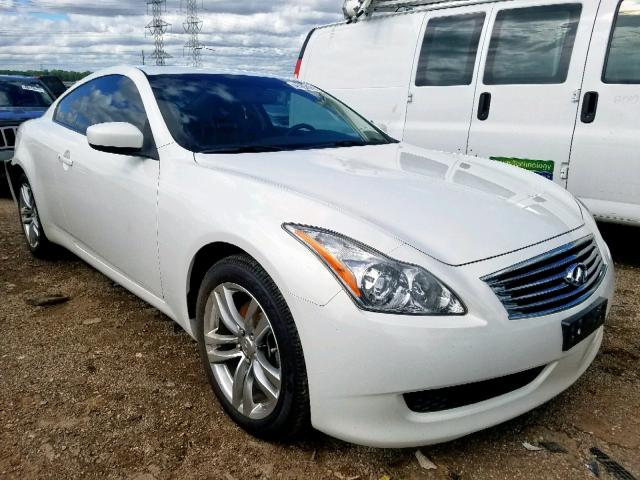 JNKCV64F89M653079 - 2009 INFINITI G37 WHITE photo 1