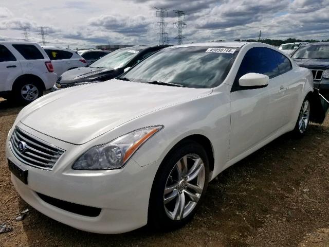 JNKCV64F89M653079 - 2009 INFINITI G37 WHITE photo 2