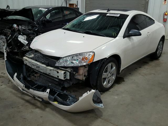 1G2ZH17N584285018 - 2008 PONTIAC G6 GT WHITE photo 2