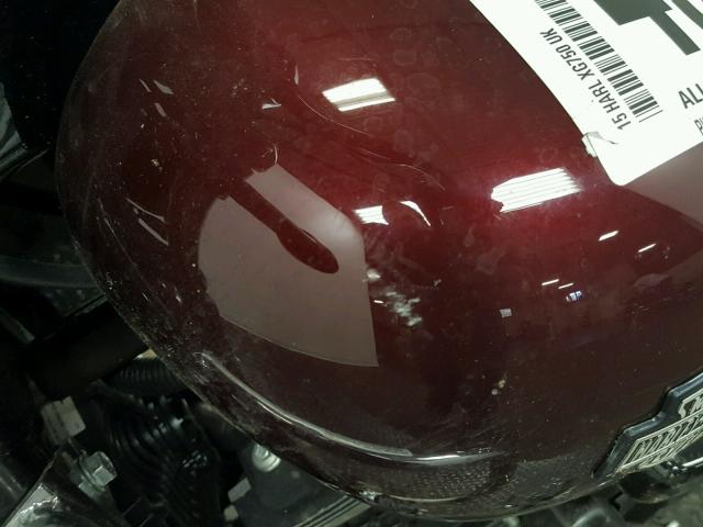 1HD4NBB10FC510570 - 2015 HARLEY-DAVIDSON XG750 MAROON photo 11