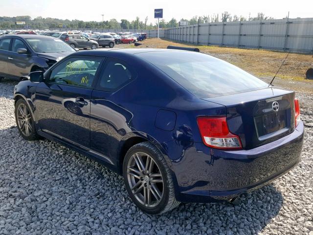 JTKJF5C74B3020531 - 2011 TOYOTA SCION TC ლურჯი ფოტო 3