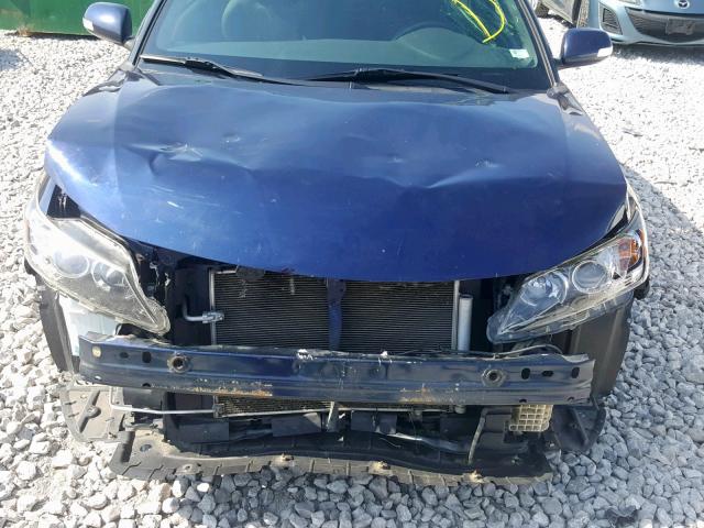 JTKJF5C74B3020531 - 2011 TOYOTA SCION TC ლურჯი ფოტო 9