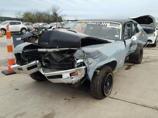 113278W366549 - 1968 CHEVROLET NOVA GRAY photo 2