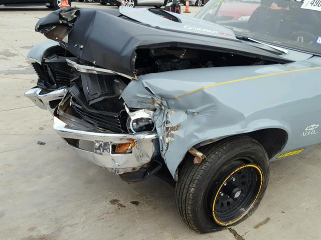 113278W366549 - 1968 CHEVROLET NOVA GRAY photo 9