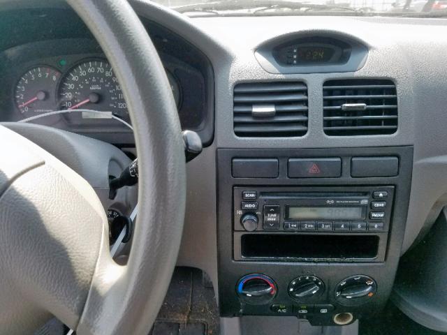 KNADC125456389606 - 2005 KIA RIO BLUE photo 9