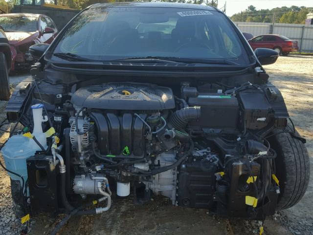 KNAFX4A87F5321396 - 2015 KIA FORTE EX BLACK photo 9