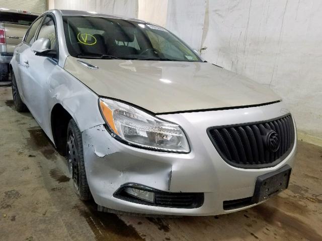 2G4GR5EK9C9127332 - 2012 BUICK REGAL SILVER photo 9