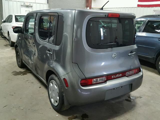 JN8AZ2KR6AT163676 - 2010 NISSAN CUBE BASE GRAY photo 3