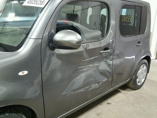 JN8AZ2KR6AT163676 - 2010 NISSAN CUBE BASE GRAY photo 9