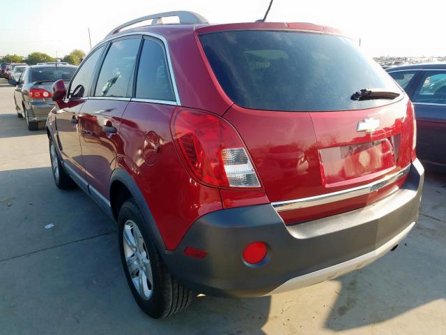 3GNAL2EK5DS596777 - 2013 CHEVROLET CAPTIVA LS 红色 照片 3