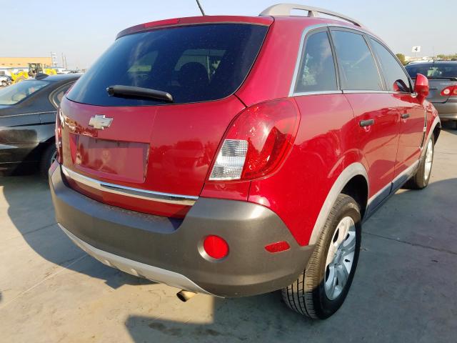 3GNAL2EK5DS596777 - 2013 CHEVROLET CAPTIVA LS 红色 照片 4