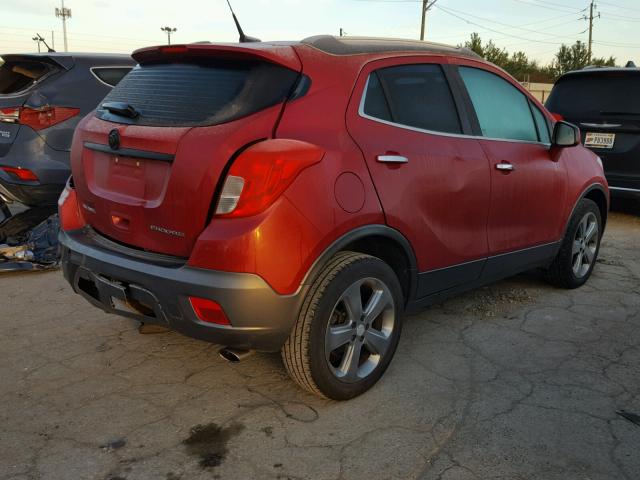 KL4CJBSBXDB171542 - 2013 BUICK ENCORE CON RED photo 4