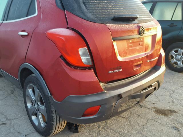 KL4CJBSBXDB171542 - 2013 BUICK ENCORE CON RED photo 9